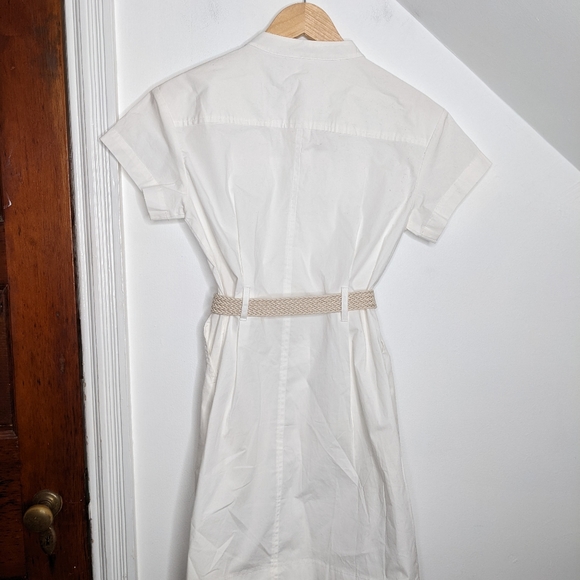 THE KORNER White Cotton Shirt Dress NEW Size S - Picture 3 of 4